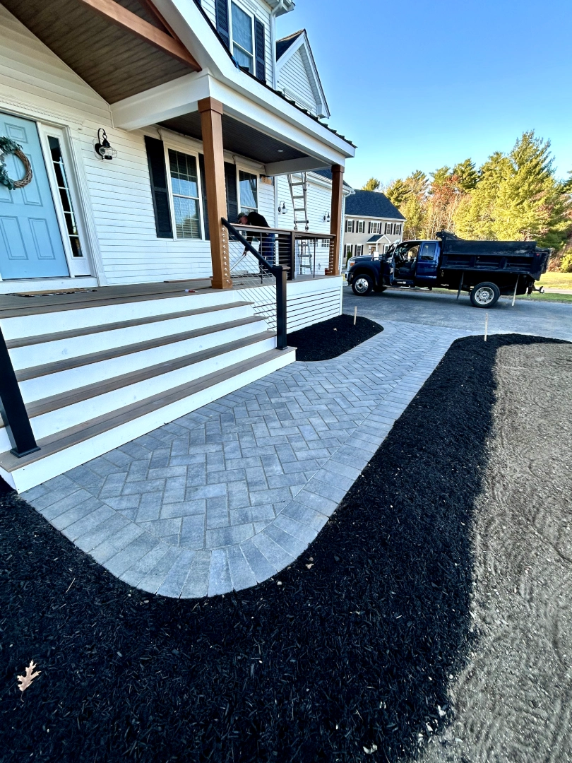 Retaining walls and stonework project 7